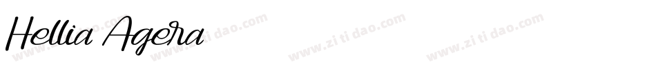 Hellia Agera字体转换